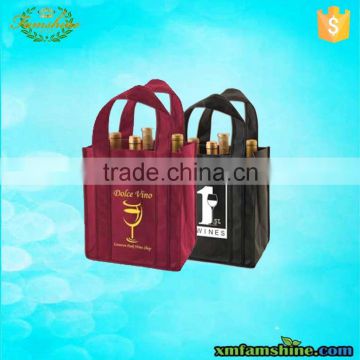 wholesale non woven pp 6 bottle wine bag