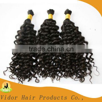 Brazilian Black Color Deep Wave 100% Human Hair bulk