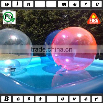 quality transparent colorful inflatable water ball water walking ball