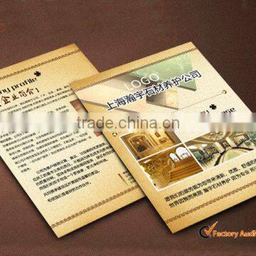 customized beautiful good printing leaflet