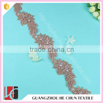 HC4761-1 Hechun Fashion Rhinestone Ribbon Trim for Wedding Dress photo-3