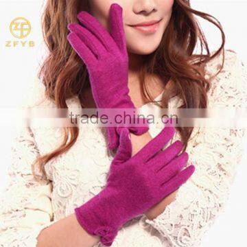 Spring wholesale cute sheep wool gloves factory