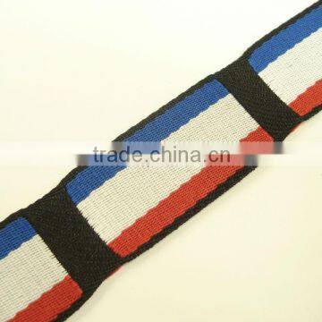 Jacquard polyester decorative webbing ribbon fabric strap