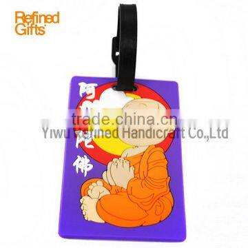 2016 Hot Selling High Quality PVC Rubber Custom Bag Tag