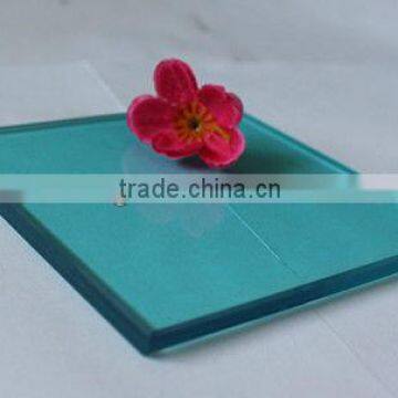 Ocean blue laminated glass