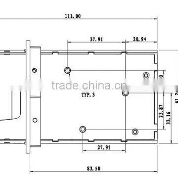 DC5V Safe and Smart Embed Manual Insertion Card Reader R500 for Payment Kiosk photo-2