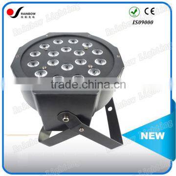 Super Brightness Pro18pcs 1W RGBW 4in1 LED Par Light for Stage Lighting