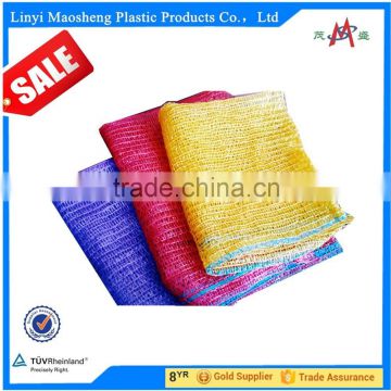 52x85 cm PP & PE leno Raschel mesh bags for packing potatos