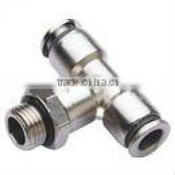 Metric one touch style TPC6-02 straight male tube fitting