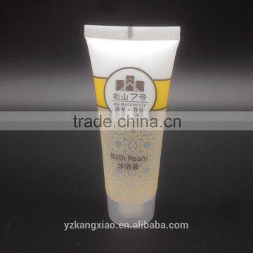 Transparent Bath Foam and Shampoo Soft Plastic Cosmetic Tube photo-3