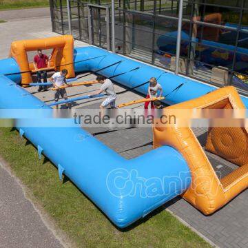 New Inflatable Soccer Football Field for Sale/inflatable Human Foosball Quality Choice