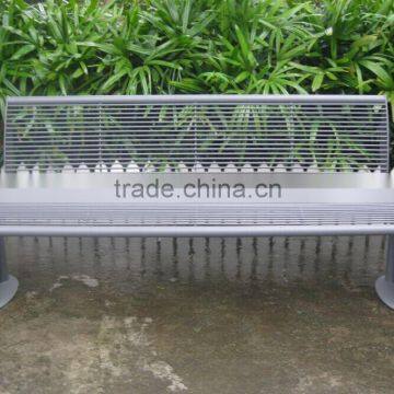 Metal public bench seat garden bench metal