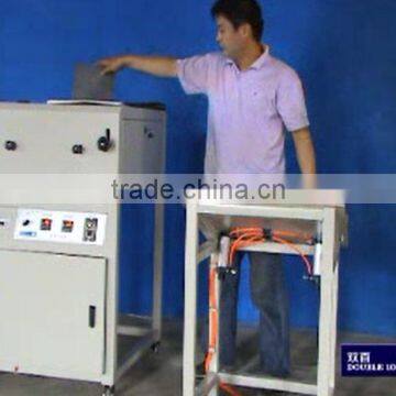 high efficient hot melt glue and self adhesive glue double side gluing machine for PVC sheet