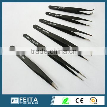 stainless steel tweezers/ Manufacture ESD Tweezer /electronics tweezers