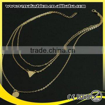 Gold Teenage Jewelry Fashion Alloy Necklaces Jewelries photo-3