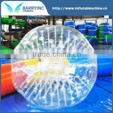 Barry 1.0mm PVC/TPU cheap bubble soccer, plastic bubble ball