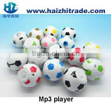 2014 world cup race football mp3 cheap price good quality football shape mp3 player/ sports mini mp3 player