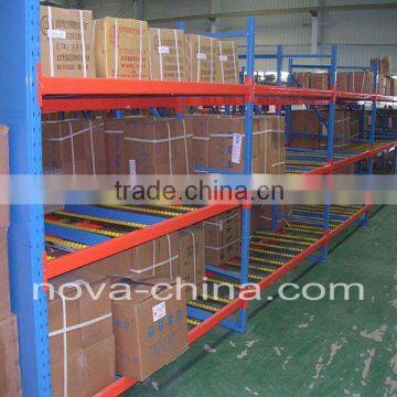 warehouse shelving for flow through racking