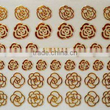 20 Designs Golden Nail Art Water Decal Sticker Transfer Stickers (XF6001-6020)HN1807 photo-4