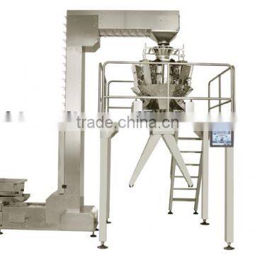 Automatic multi-head Electrical Combination weigher with packing machine for food production line