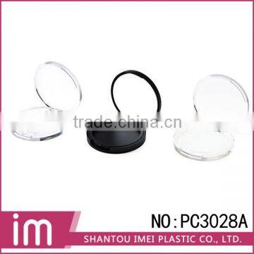 Round Transparent Plastic Makeup Case Powder Blush Containers photo-3