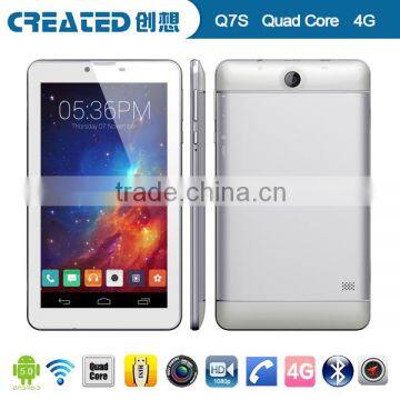 Cheapest quad core 4G tablet 7 inch android tablet LTE sexy tablet MTK8735 1.5 GHz