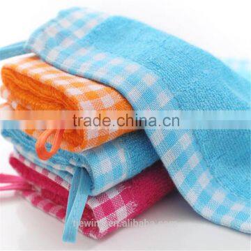 100% Cotton Square Plain Jacquard Hand Towel photo-4