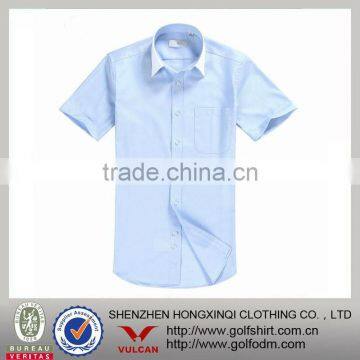 blue men collar dress shirts for business