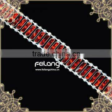 Feilang dark siam striped stick stone chain