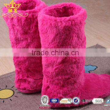 fashion boot indoor slipper boot with farbic boot