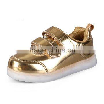 2016 Cheap Fashinable Kids Led Light up Luminous Casual Shoes Shcool Shoes for Boys Girls photo-6