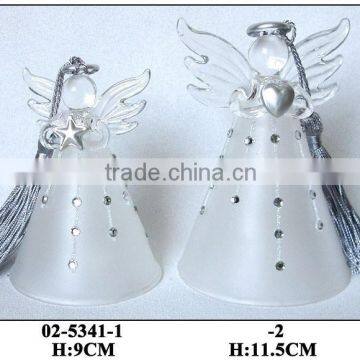 Chirstmas Hanging Glass Angel with Diamonds