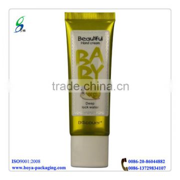 D25mm Plastic flat squeezed cosmetic tube