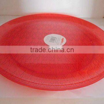 14" round plastic plate