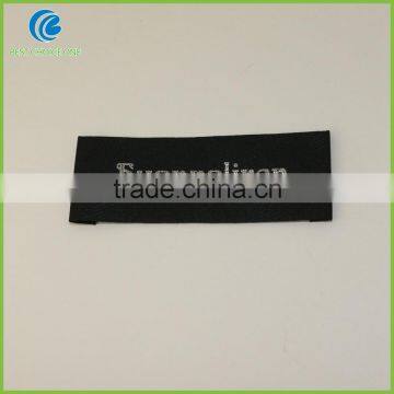 China shenzhen label Manufacturer Casual Garment Woven Clothing Main/Care/Size Label For T-Shirt Private Label