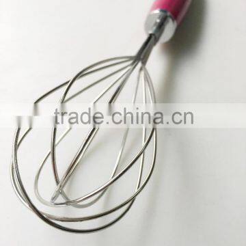 2016 Stainless Steel Manual Handle Egg Beater Wire Whisk photo-3