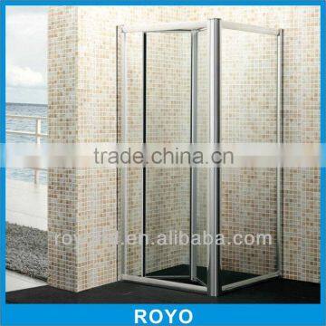 luxury and easy installation bifold shower room with side panel S218