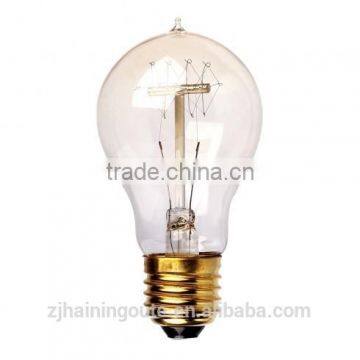 A19 Quad Loop Tungsten Shape E27/b22 Edison Filament Bulbs 40w/60w photo-6