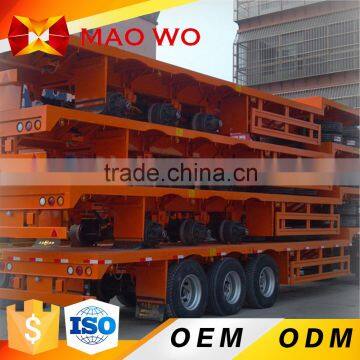 Hot Tri-axle 40ft Flatbed Container Dolly Trailer for Sale