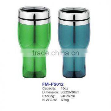 16oz stainless steel travel mug & tumbler