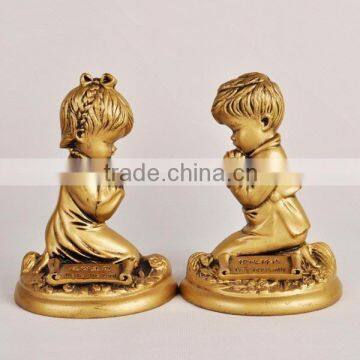 "Thanks the lord & Pray incessantly" resin statues