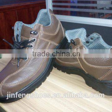 industrial cheap workman's steel toe brand stylish PU/rubber outsole leather safety shoes CE SB/SBP/S1/S1P/S3