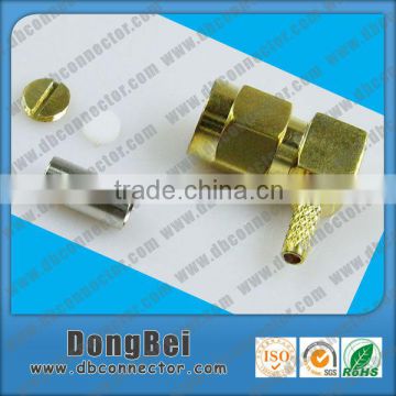 high quality good price 50ohm SMA RF Male Pin Connector to RG316/RG174