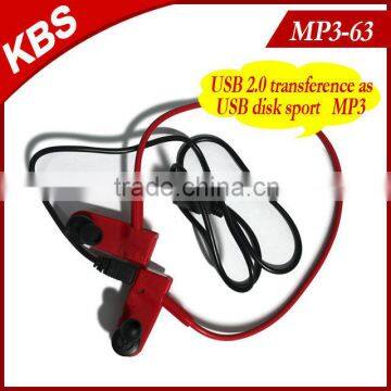 High Quality MP3 Player Wireless Headset , MP3 With Hifi Sound Effect