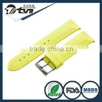 oem factory price fashion silicone rubber 19mm pocket watch wrist strap