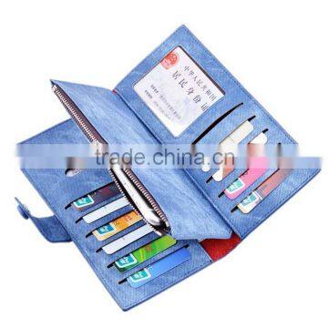 New Product Jeans Leather Slim Large Storage Women Wallet