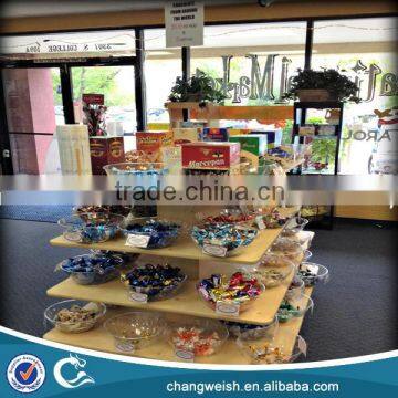 candy display racks,wood display stand