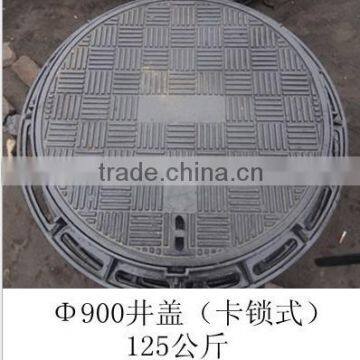 black or ductile cast iron manhole cover