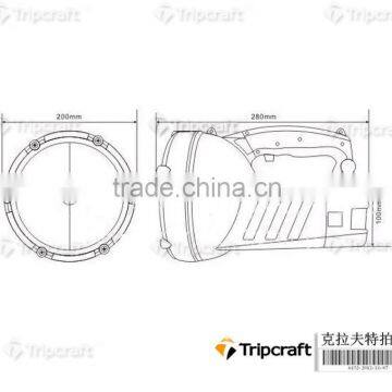 Tripcraft 3000m Long Range 2000LM Battery 6800mAh Portable HID HUNTING LIGHT Searchlight photo-6