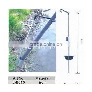 plated fishing rod support